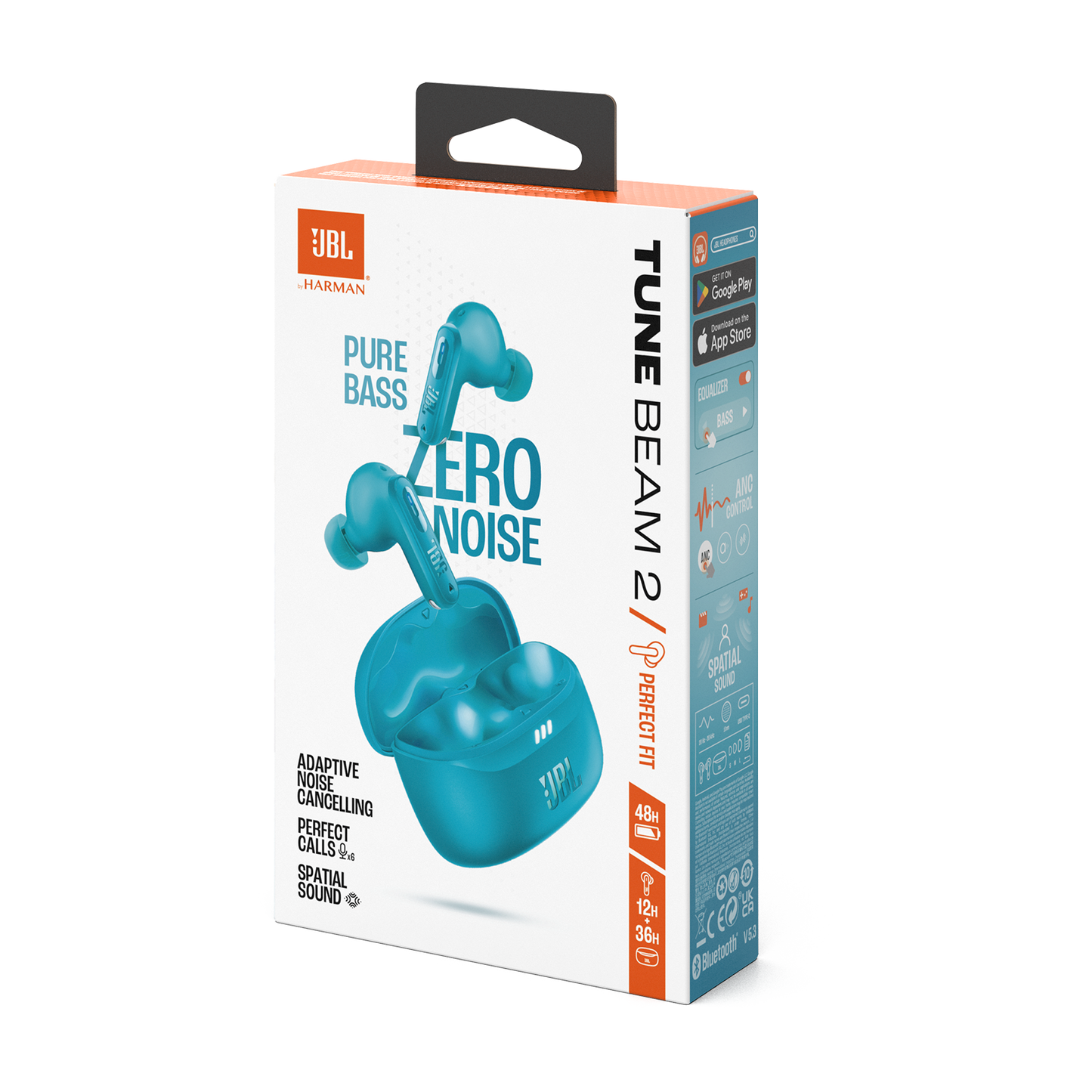 JBL Tune Beam 2 ANC Earbuds -1 year JBL warranty