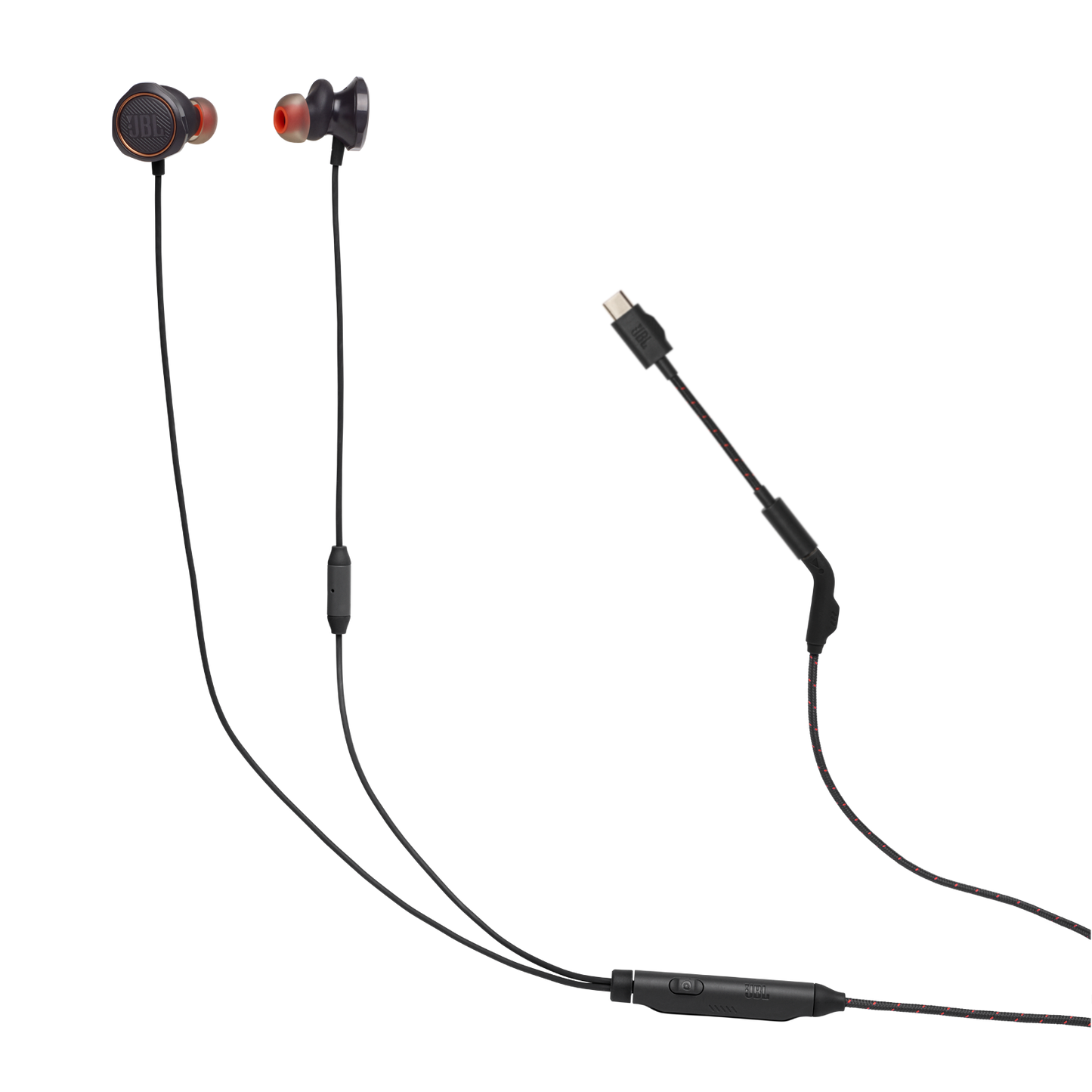JBL Quantum 50C Wired in-ear gaming headset with USB-C adapter -1 year JBL warranty