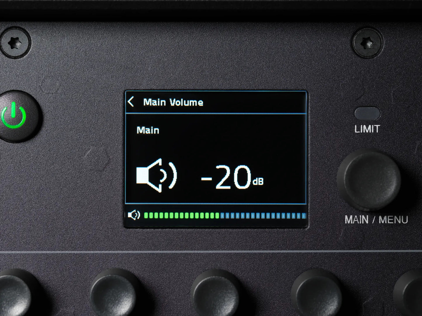 JBL PRX ONE all-in-one powered column PA with 7-channel digital mixer, a full suite of professional DSP
