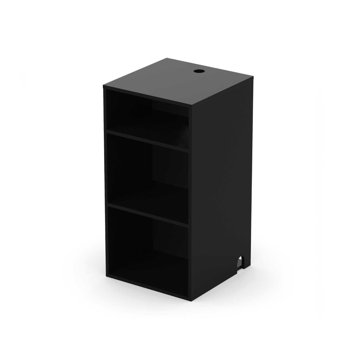 Glorious Modular Mix Rack for HiFi monitoring station, storing vinyl