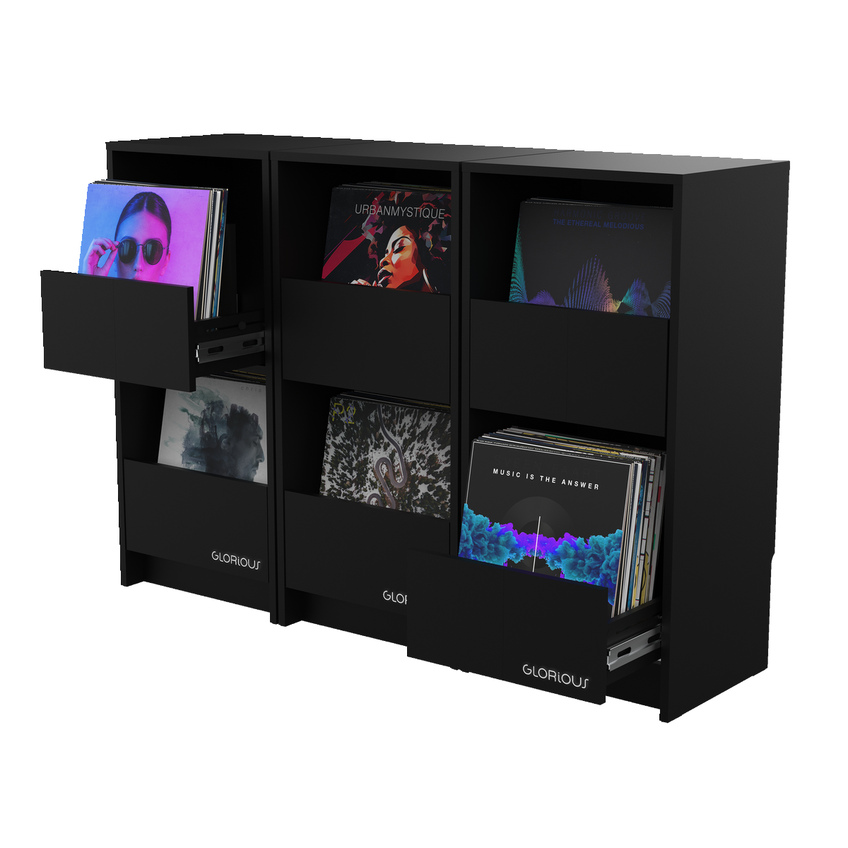 Glorious Vinyl Vault storage cabinet