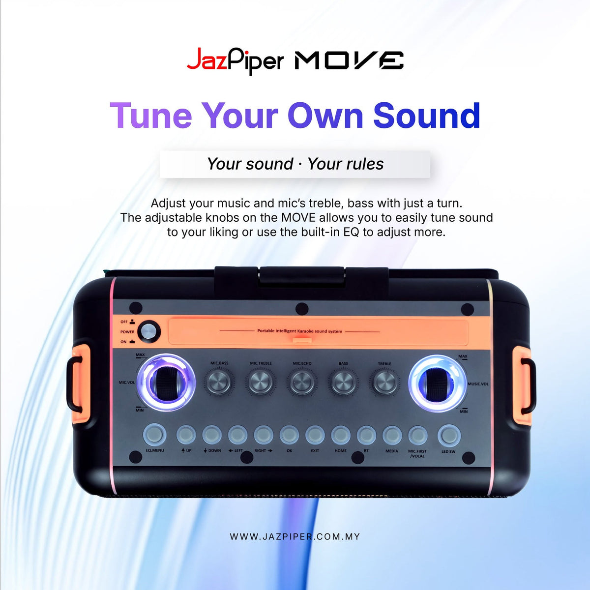 JazPiper MOVE Portable Karaoke System | Buy in Singapore
