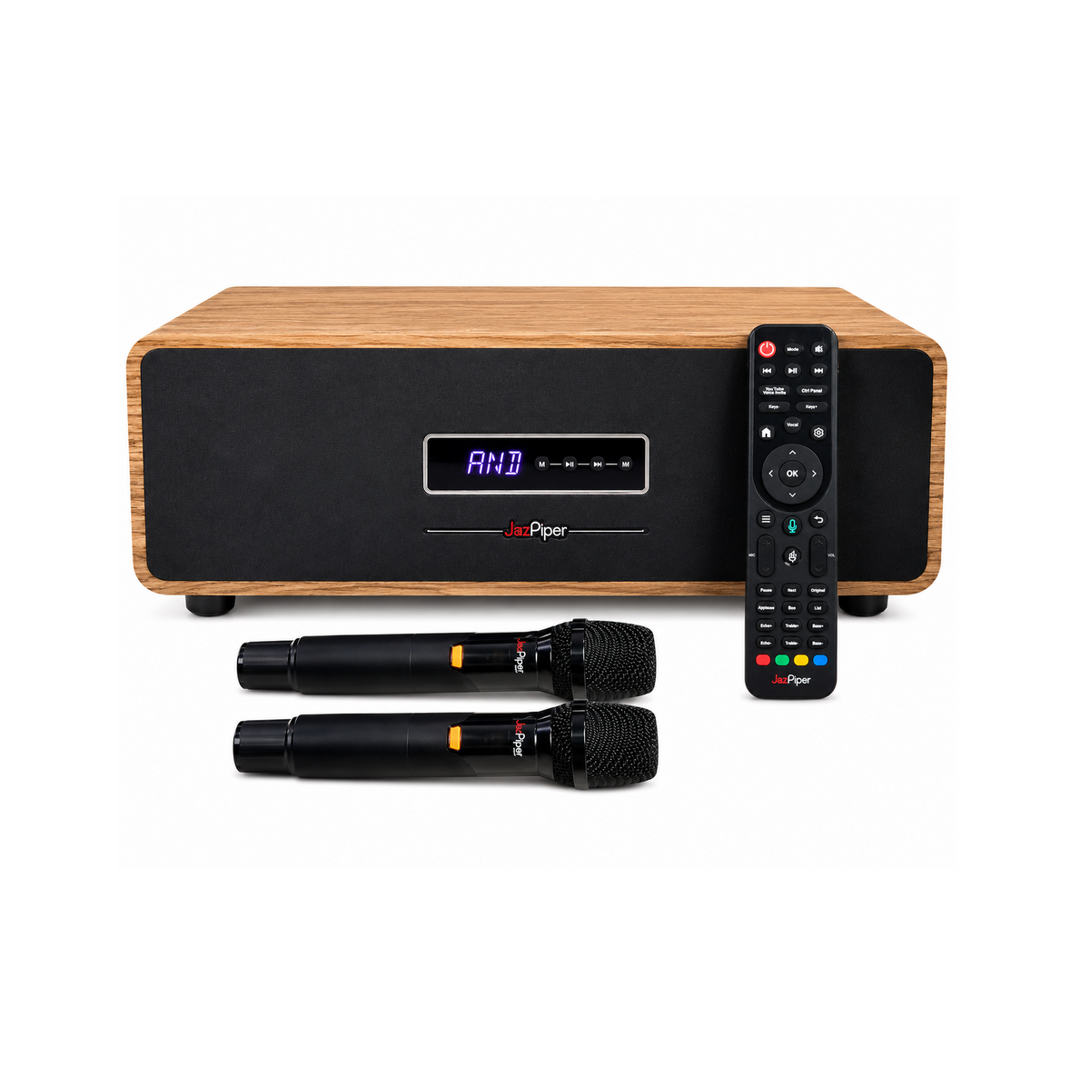 JazPiper® MAX All-in-One Karaoke Soundbar with Subwoofer | Wireless Microphones | Official Warranty