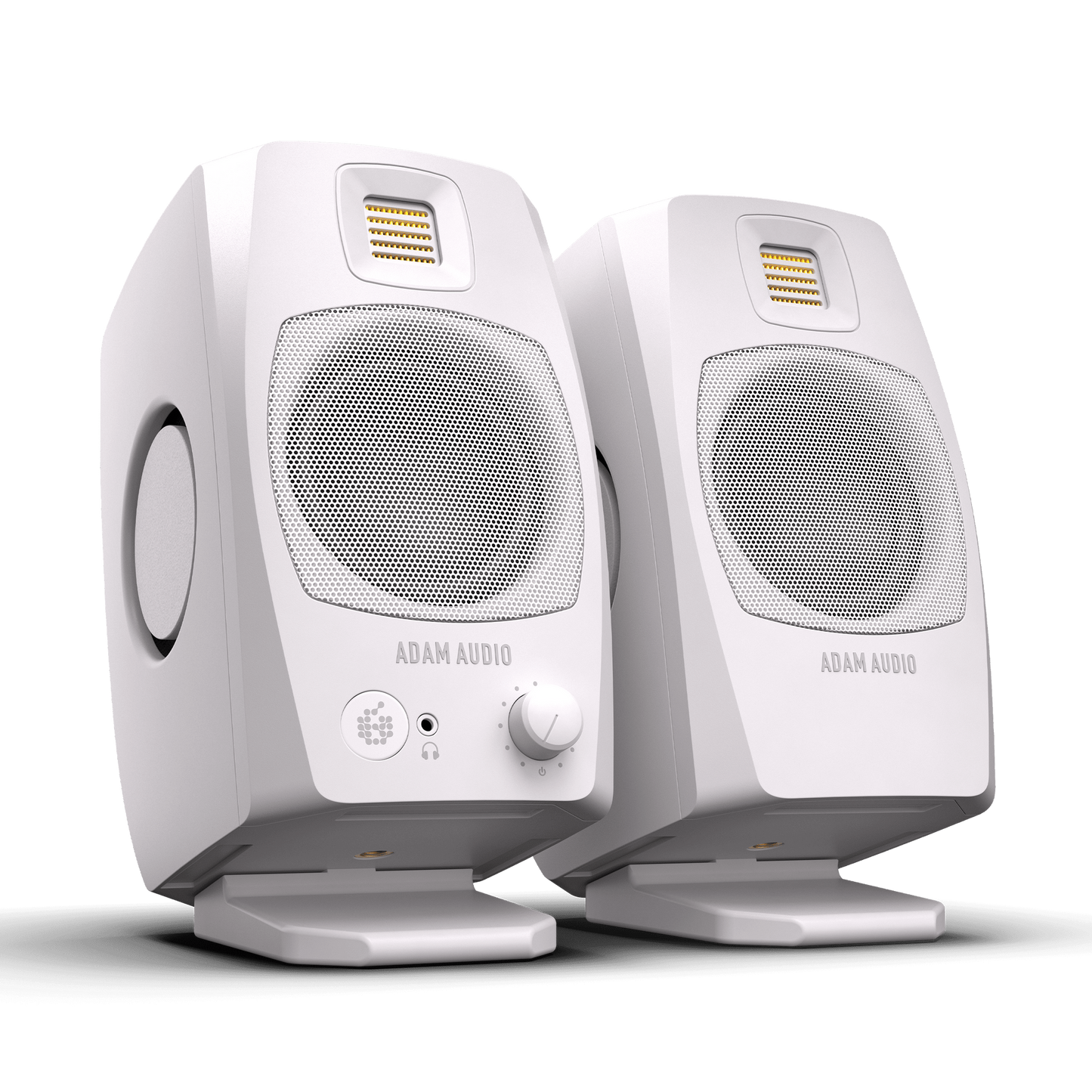 ADAM Audio D3V Active Desktop Studio Monitor Speakers (Pair) with USB-C connection to computers, mobiles, and tablets