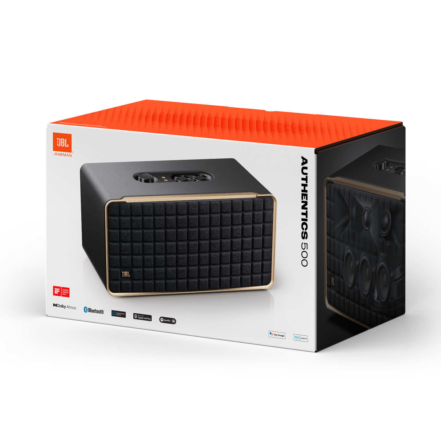JBL Authentics 500 speaker retro design with with Dolby Atmos® Music and built-in Wi-Fi -1 year JBL Warranty