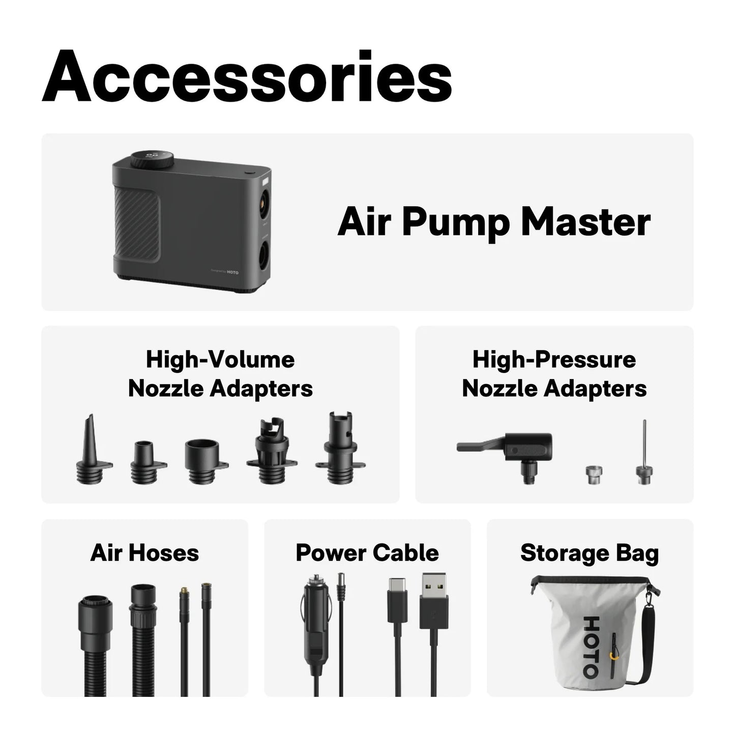 HOTO Air Pump Master Electric Air compressor HOE0007GL