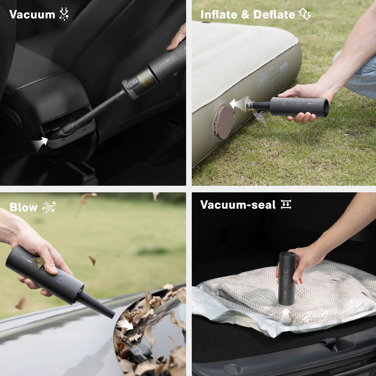 HOTO AutoCare Air Duster & Vacuum HOE0020GL