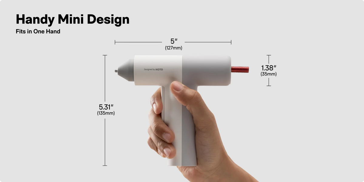 HOTO EasyFlow Hot Glue Gun HFE0006GL