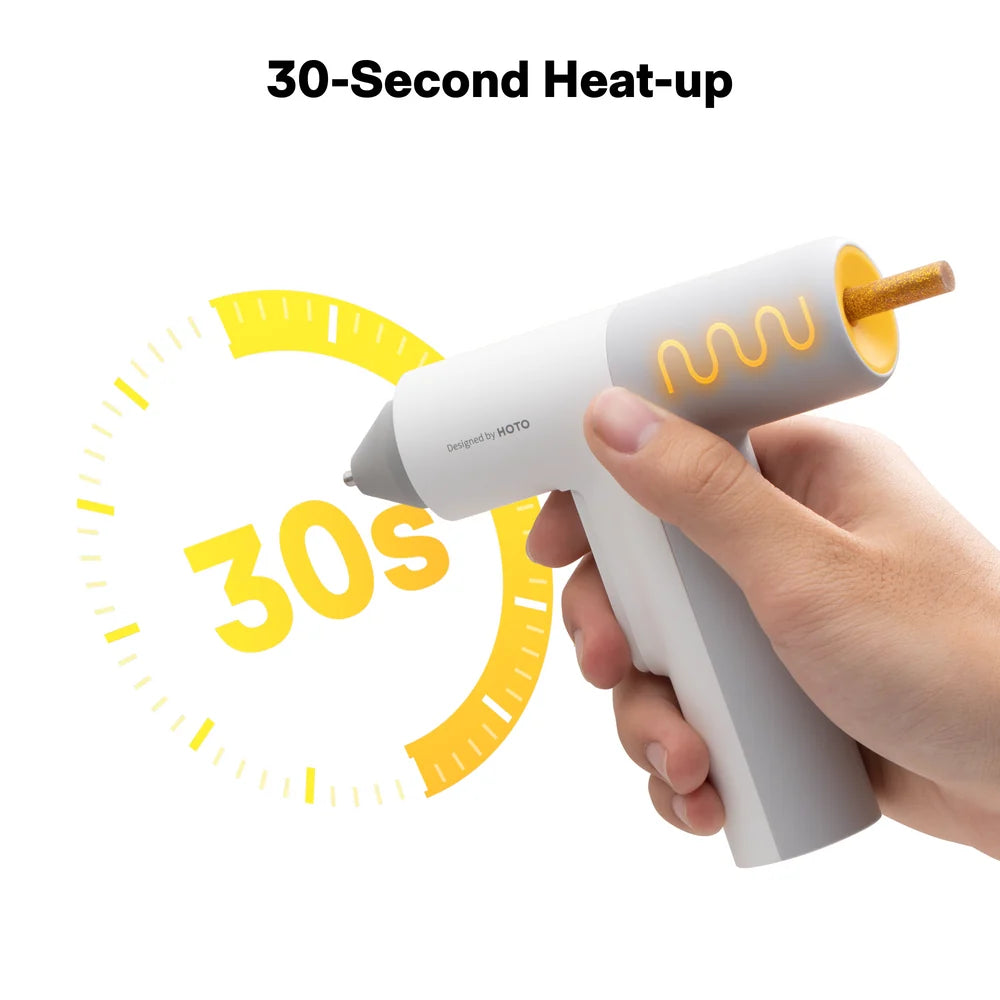 HOTO Lithium Glue Gun (White/Grey) HTE0003GL