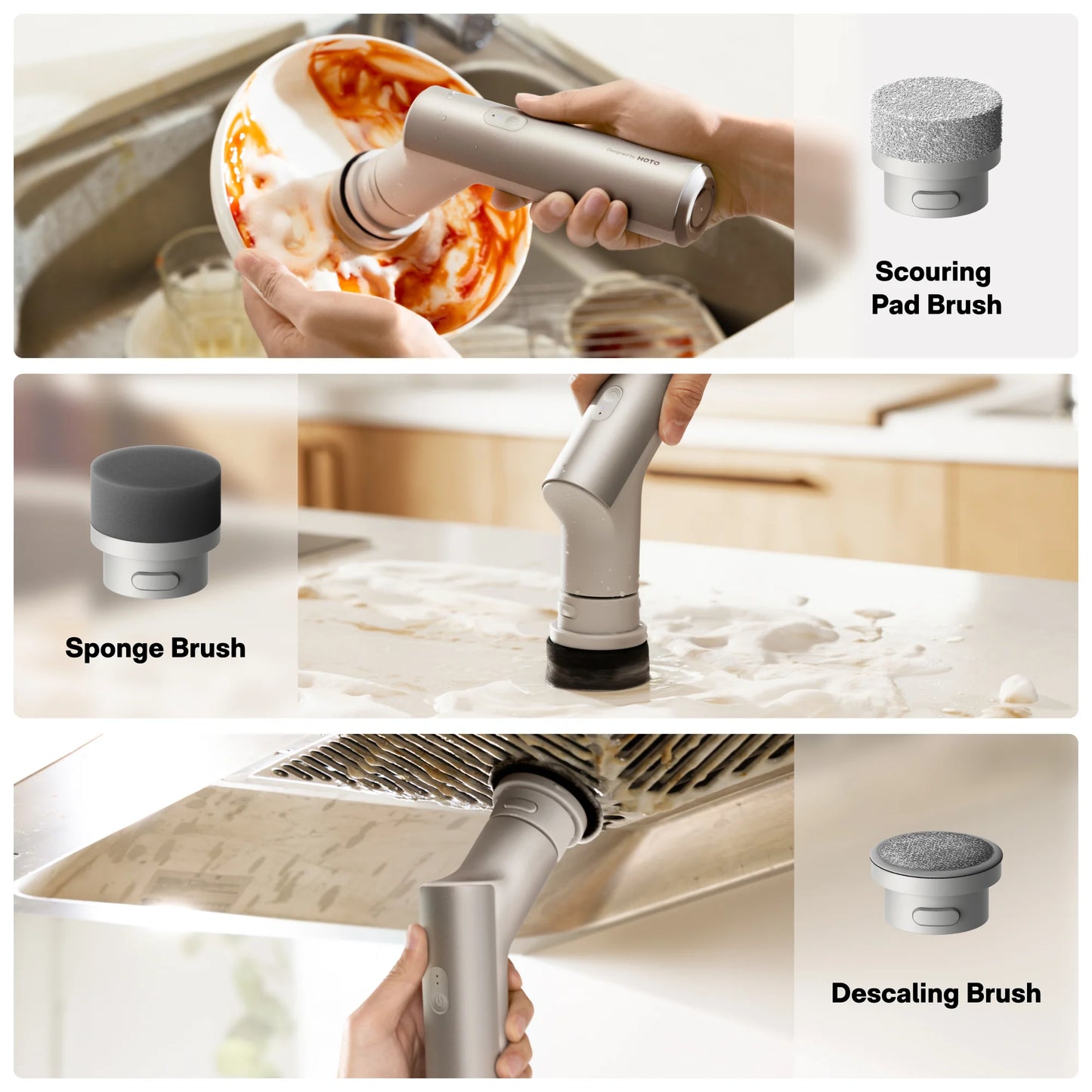 HOTO Electric Kitchen Scrubber HFE0029GL