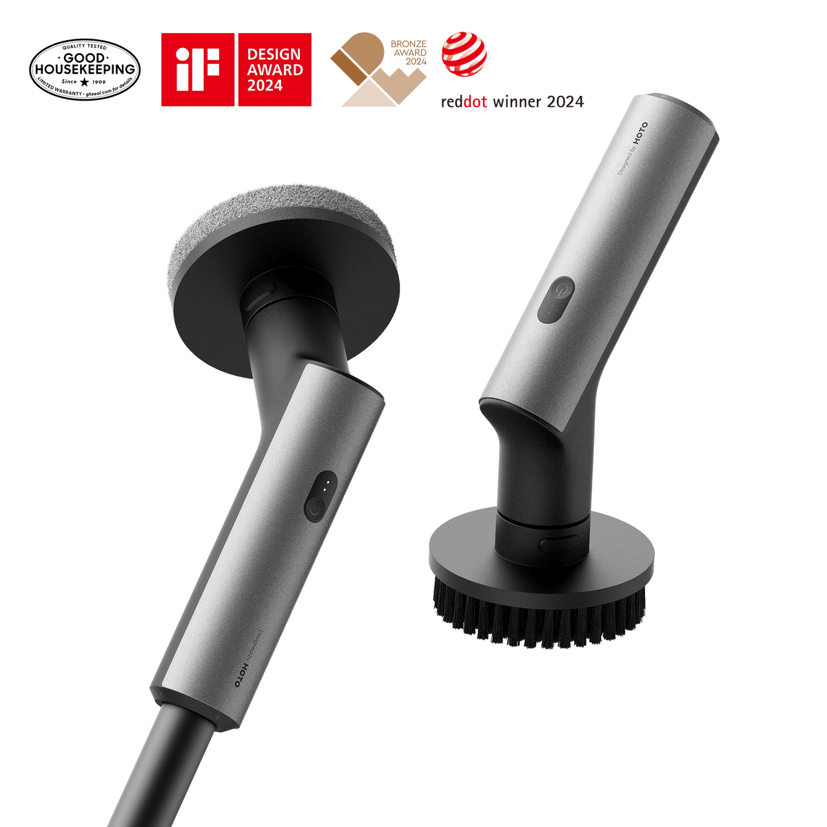 HOTO Electric Spin Scrubber HFE0003GL | Effortless Cleaning for Every Corner of Your Home