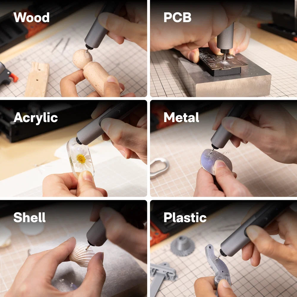 HOTO SNAPBLOQ™ S-A01 Screwdriver | D-A03 Mini Drill | R-A04 Mini Rotary Tool | PREMIUM Electric Precision Tools