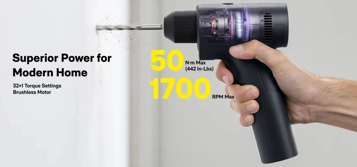HOTO 16V Brushless Drill HTE0036GL