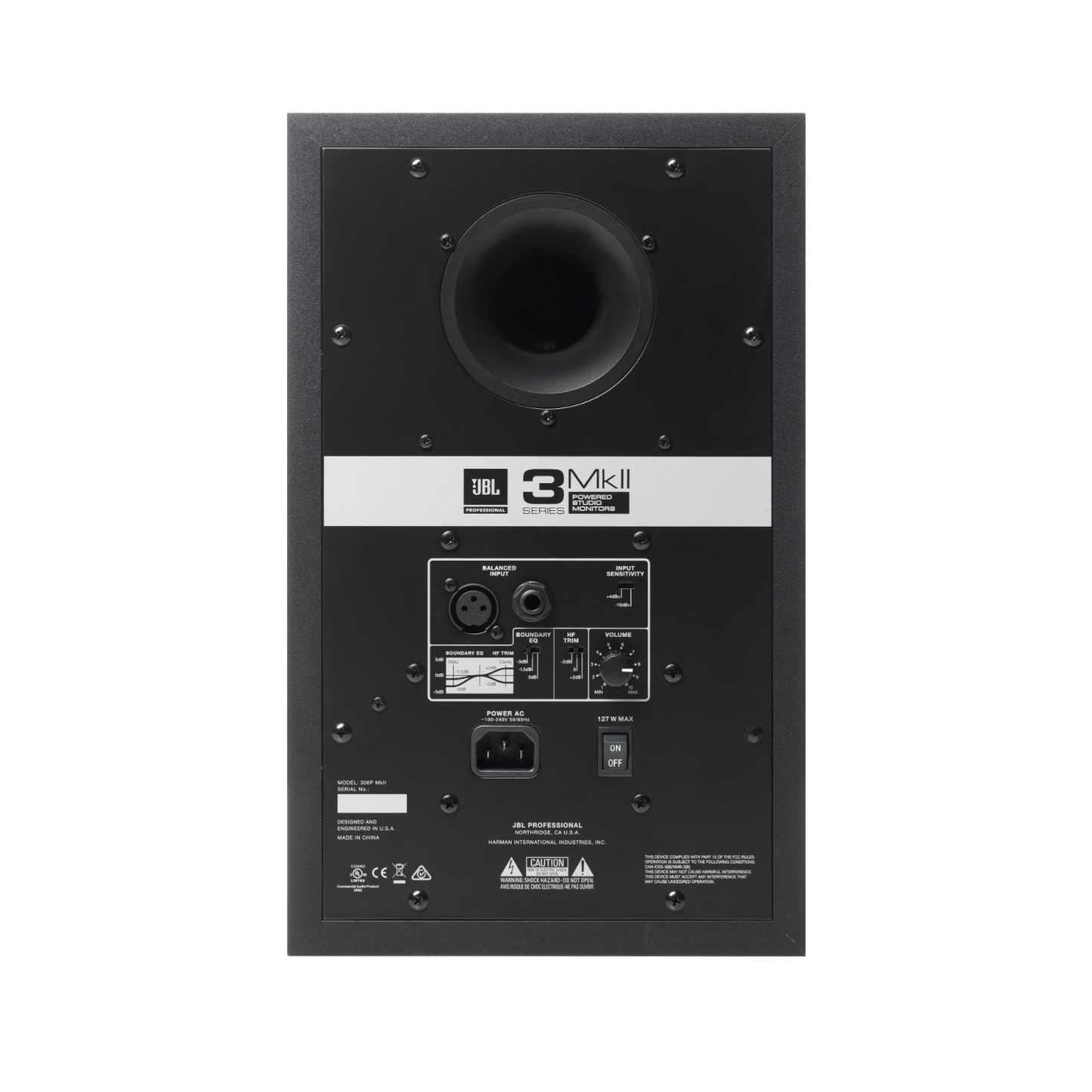 JBL 306P MkII 6" inch 2 way powered studio monitor speaker -1 year official warranty