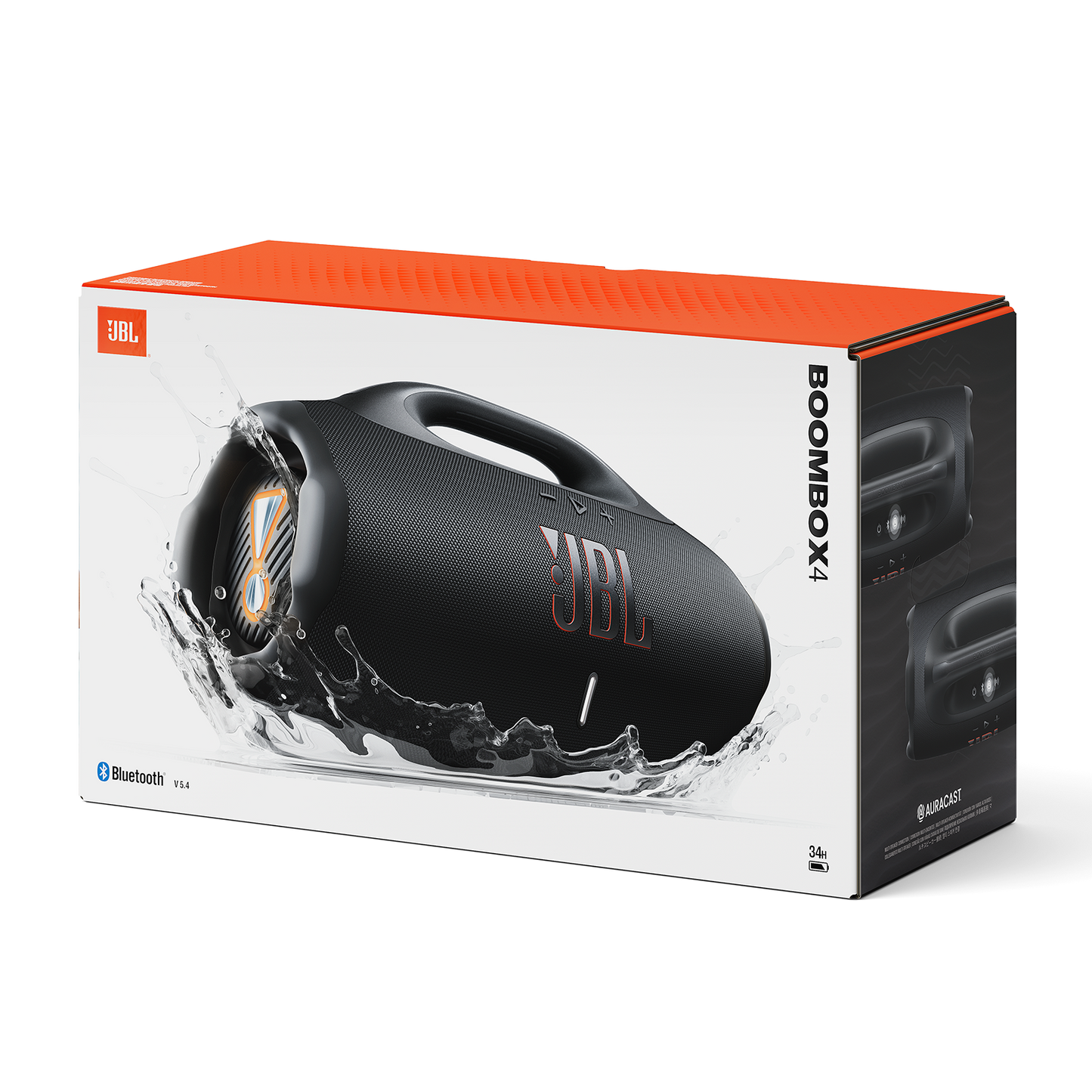 JBL Boombox 4 powerful portable waterproof speaker -1 year JBL warranty