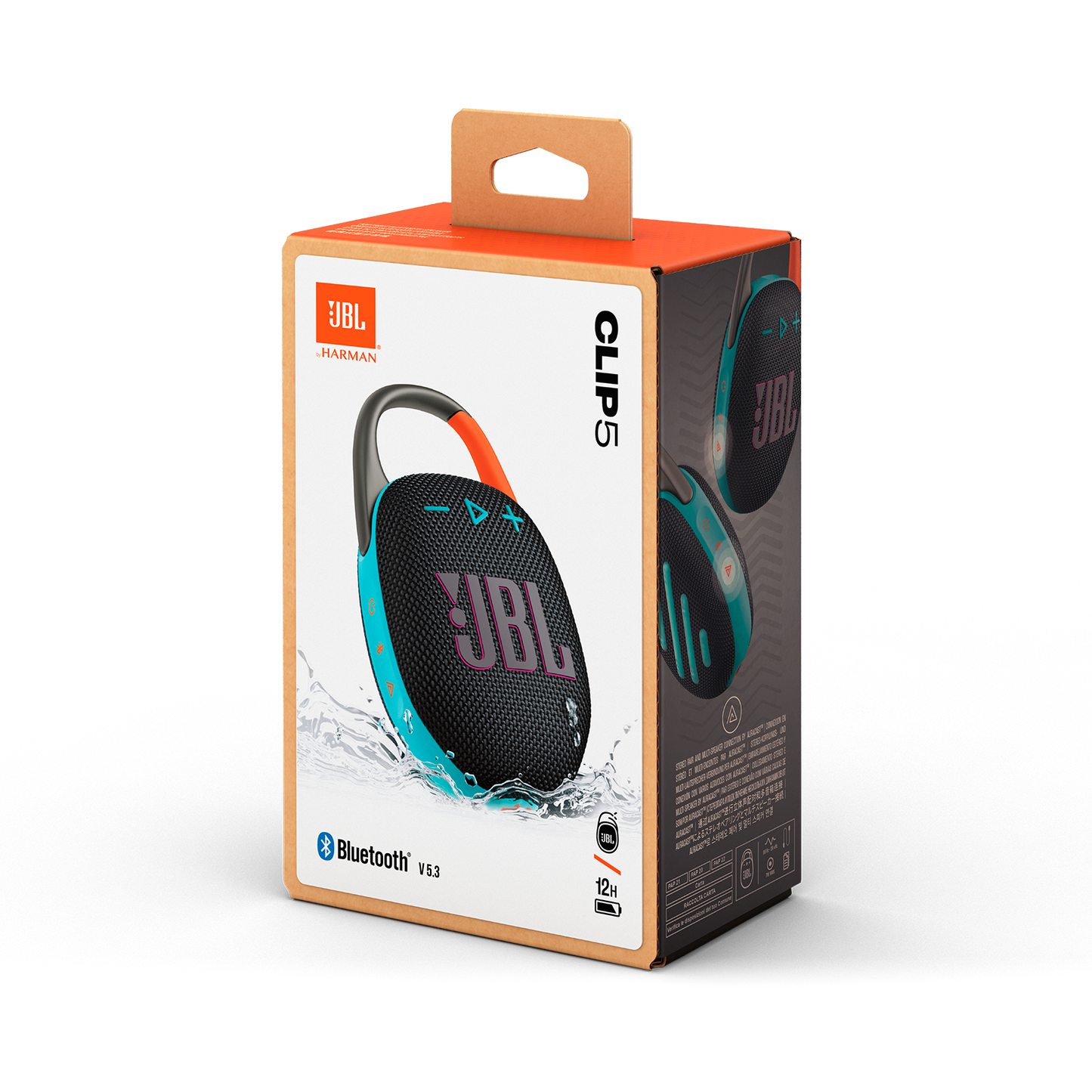 JBL Clip 5 Ultra portable waterproof speaker -1 year JBL warranty