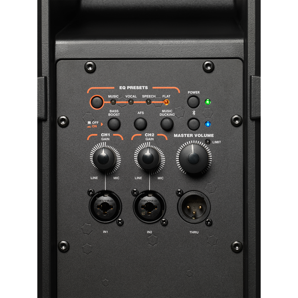 JBL IRX108BT Powered 8” Portable Speaker with Bluetooth for Musicians, performers, commercial & goverment installations
