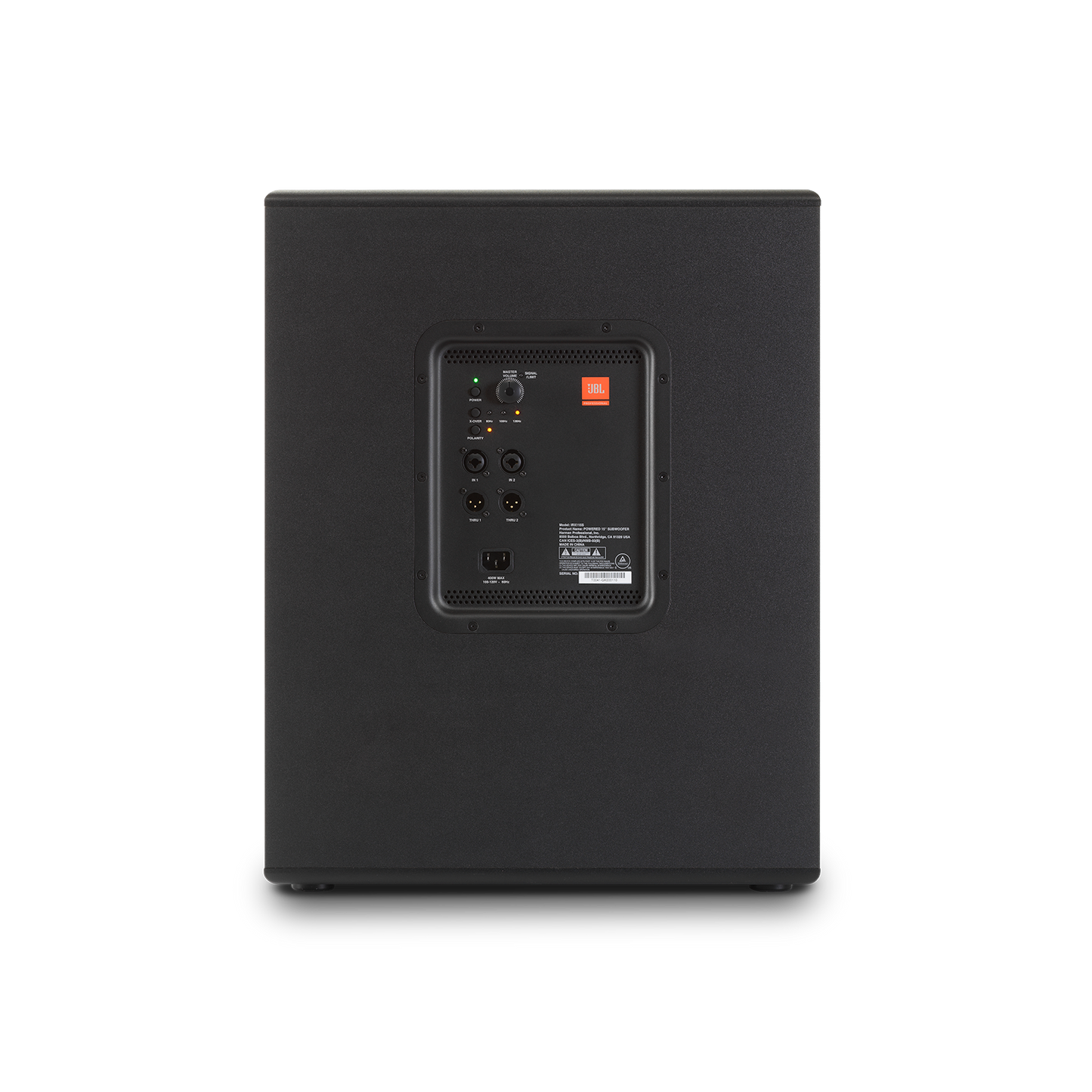 JBL IRX115S 15” Powered Subwoofer for Musicians, performers, commercial and goverment installations
