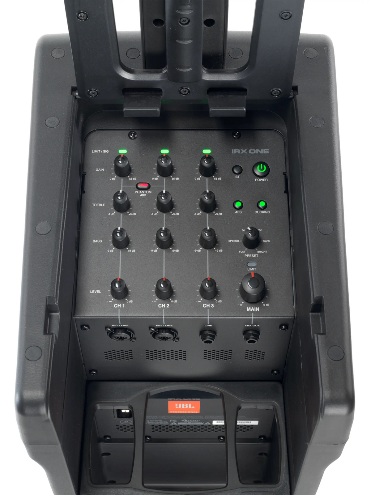 JBL IRX ONE All-in-One Column PA with Built-In Mixer and Bluetooth Streaming