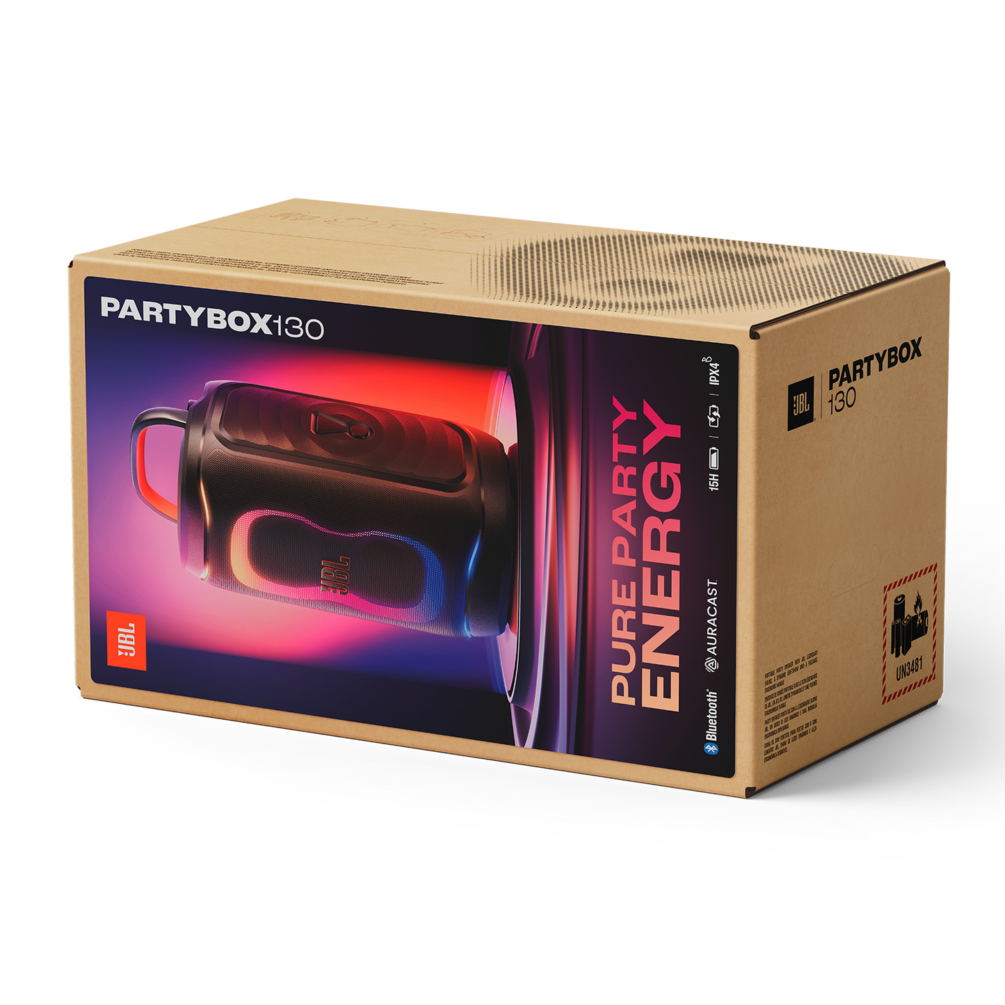 JBL PartyBox 130 Portable party speaker -1 year JBL Warranty