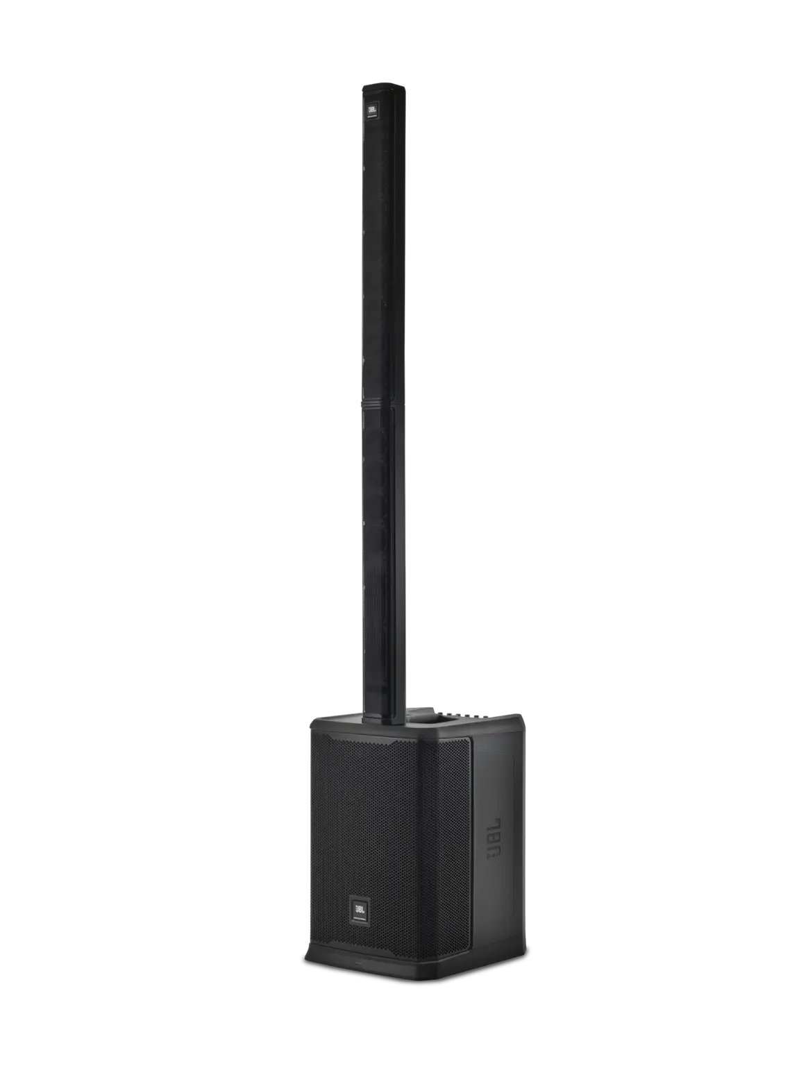 JBL PRX ONE all-in-one powered column PA with 7-channel digital mixer, a full suite of professional DSP