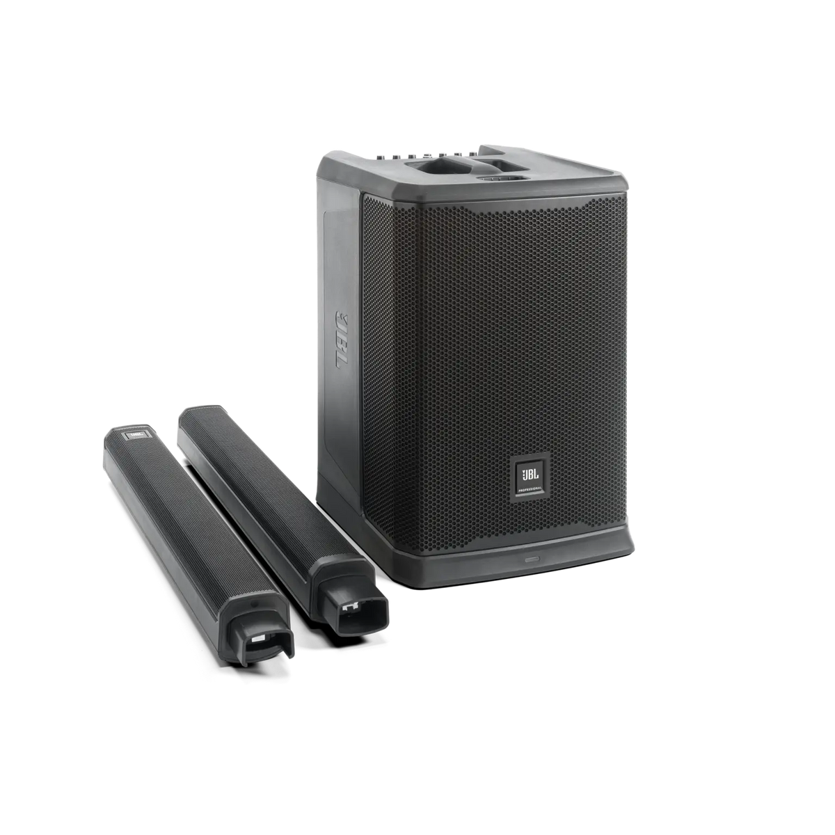 JBL PRX ONE all-in-one powered column PA with 7-channel digital mixer, a full suite of professional DSP