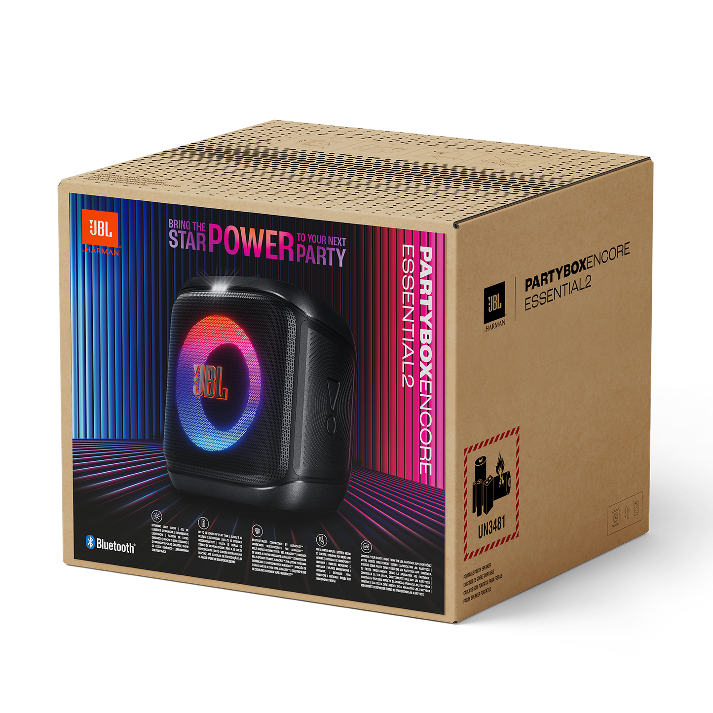 JBL Partybox Encore Essential 2 Portable wireless speaker -1 year JBL warranty
