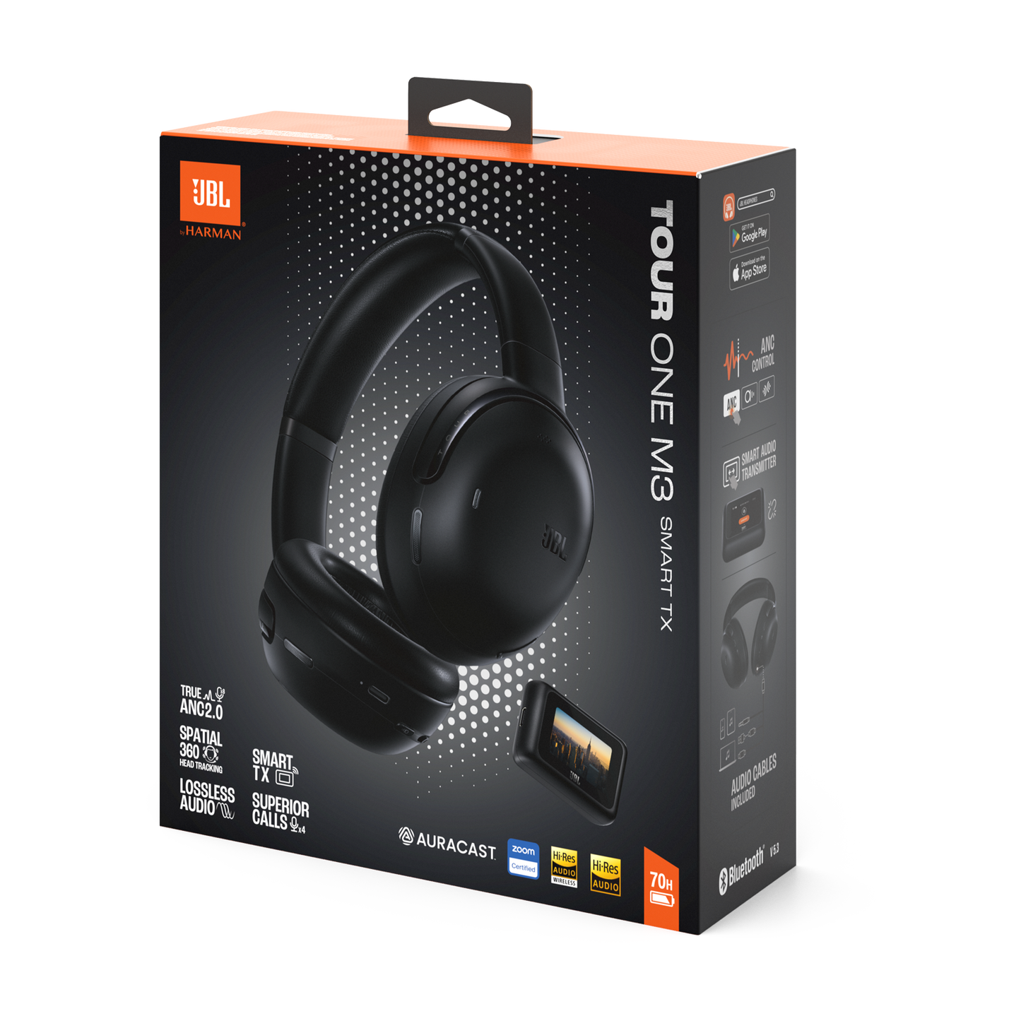 JBL Tour One M3 Smart Tx Premium wireless over-ear Noise Cancelling headphone -1 Year JBL Warranty