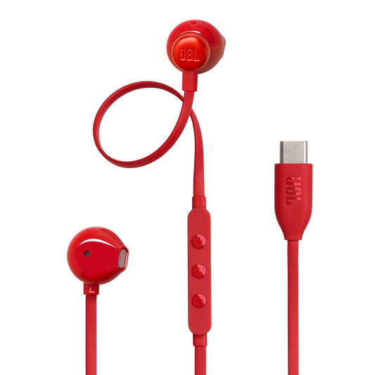 JBL Tune 305C USB-C Wired Hi-Res Earbud Headphones -1 year JBL Warranty