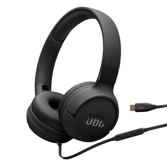 JBL Tune 520C USB-C Hi-Res Wired On-Ear Headphone -1 year JBL warranty