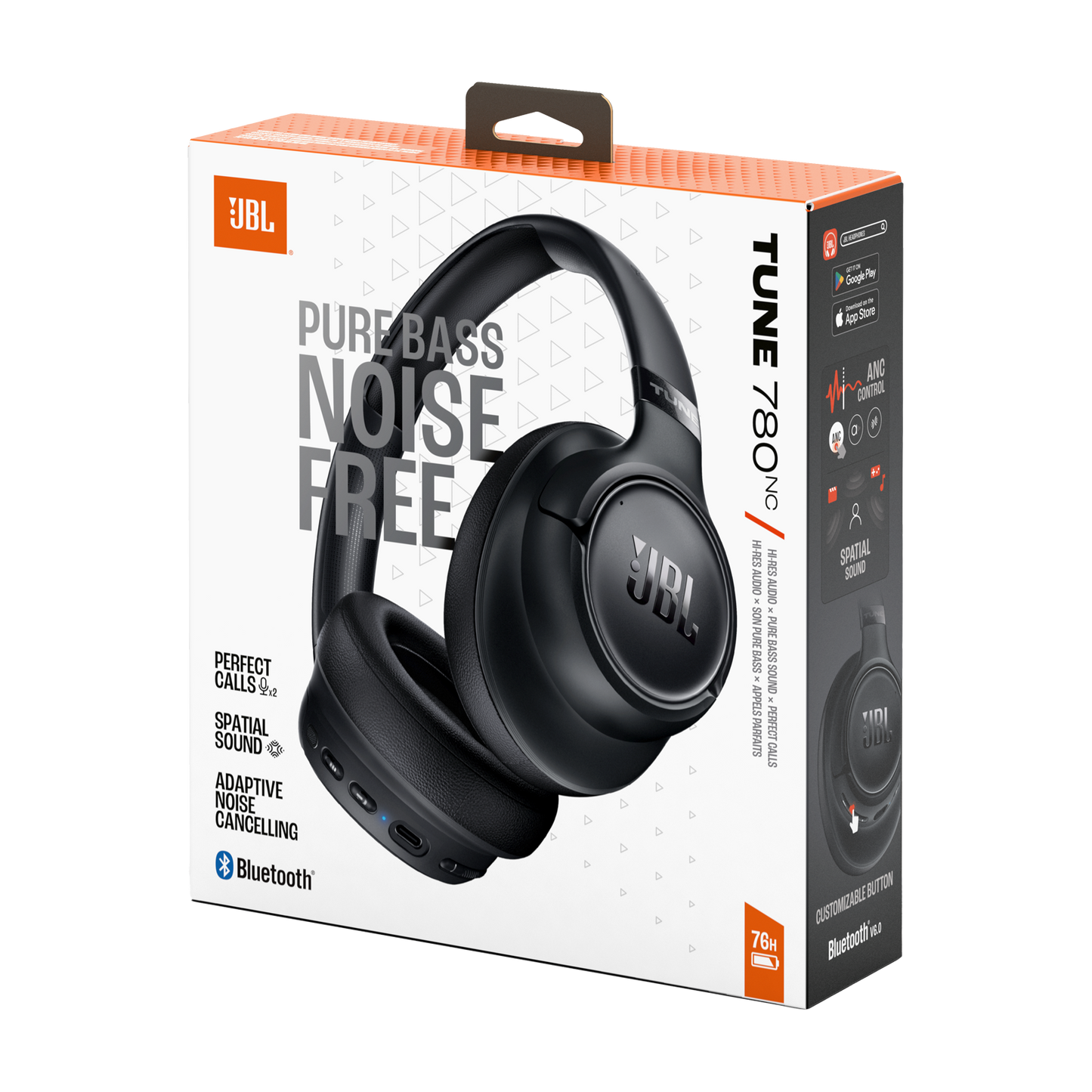 JBL Tune 780NC Wireless over-ear Noise Cancelling headphone -1 Year JBL Warranty