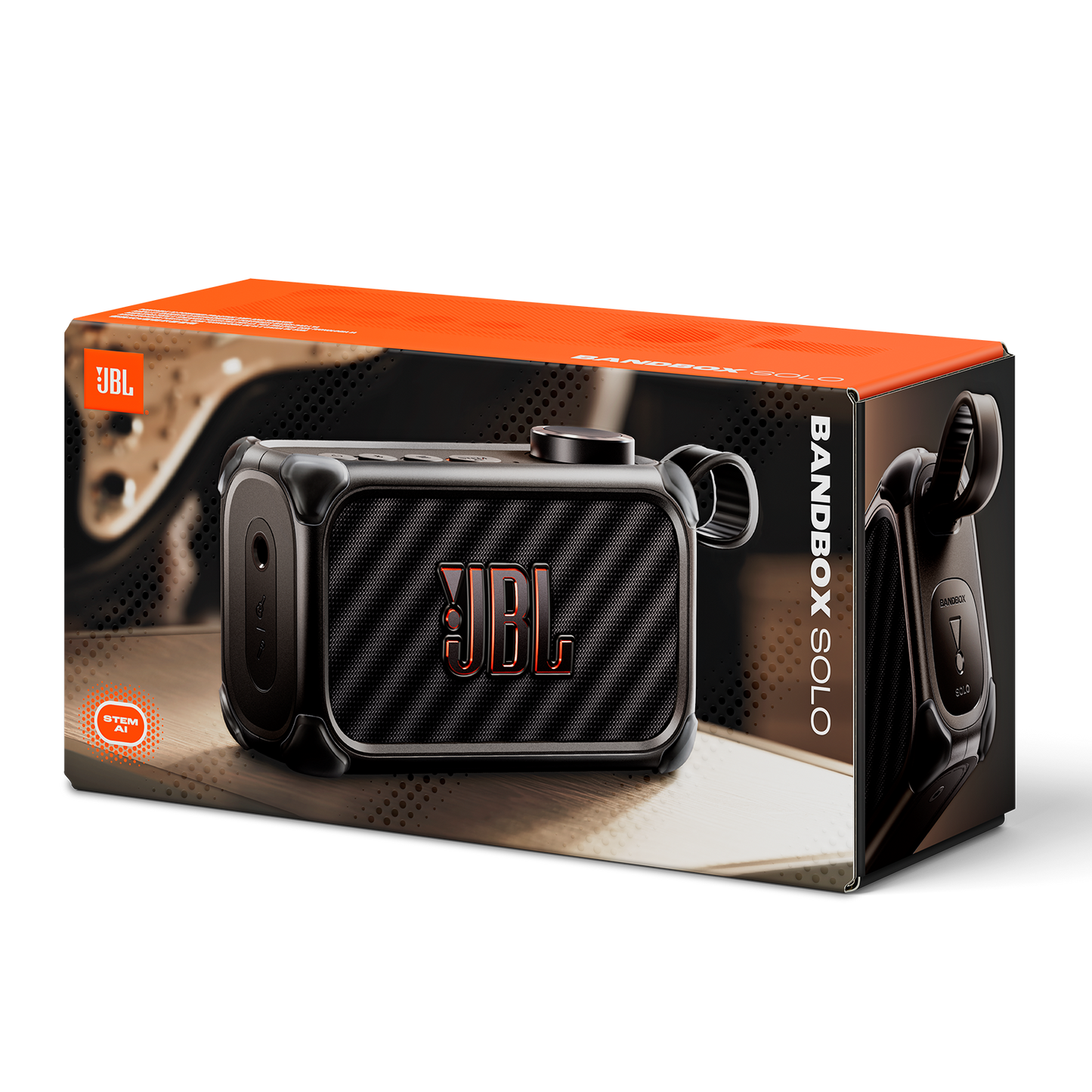 JBL BandBox Solo AI-Powered Portable Practice Amplifier & Speaker -1 year JBL warranty
