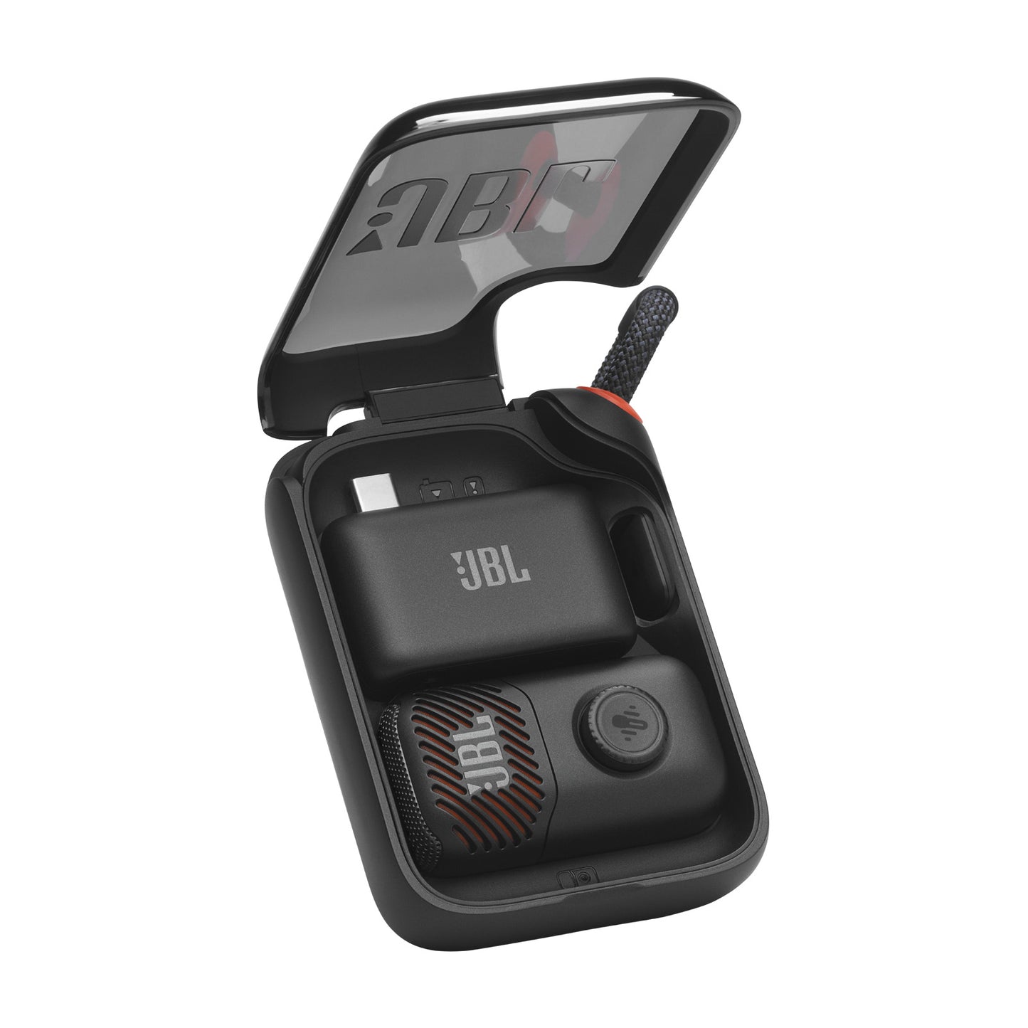 JBL EasySing Mic Mini Portable AI-powered microphone with real-time vocal removal -1 year JBL Warranty