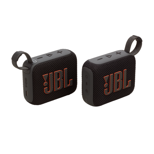 JBL Go 4 Duo Ultra-Portable Bluetooth Speaker Pair Waterproof with AirTouch - 1 Year JBL Warranty