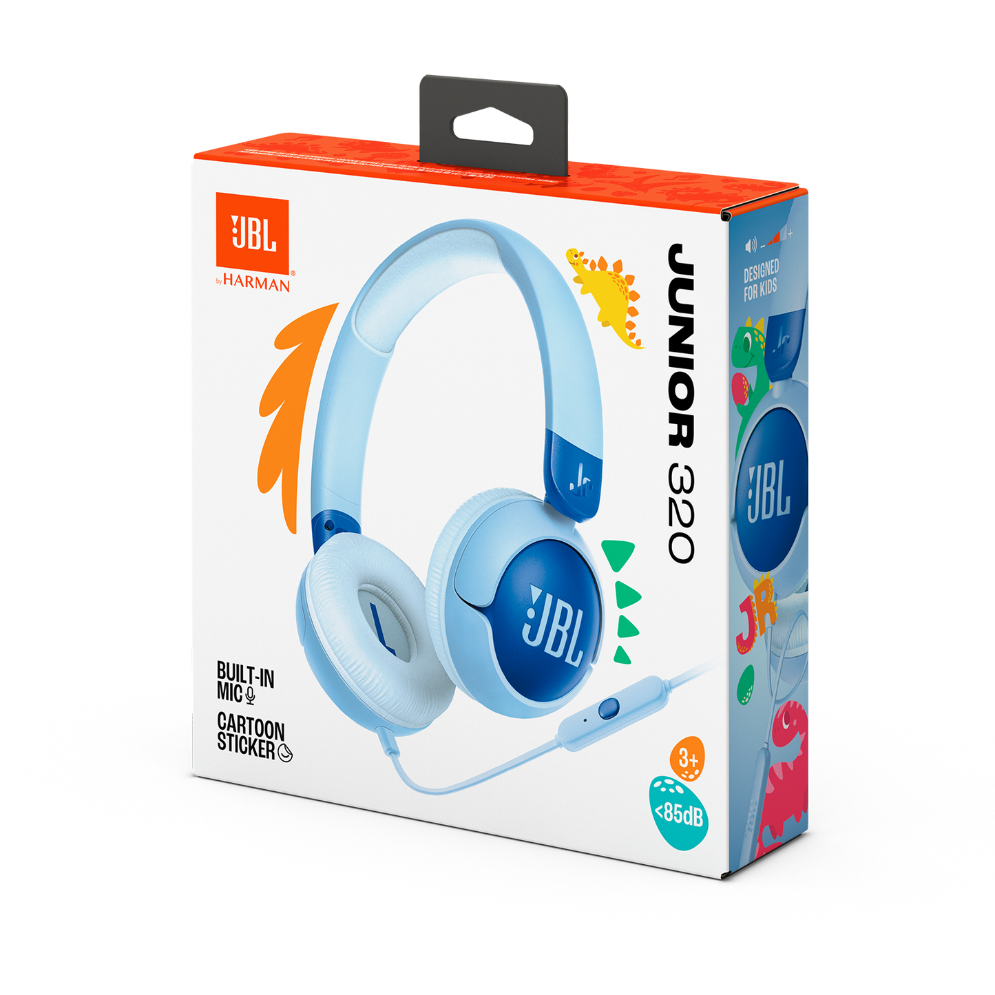 JBL Junior 320 Wired on-ear kids headphones -1 year JBL warranty