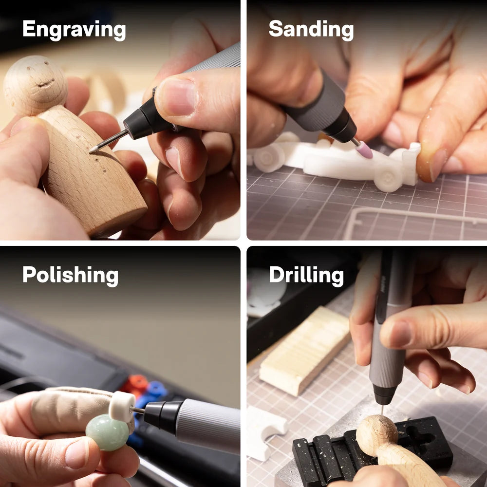 HOTO SNAPBLOQ™ S-A01 Screwdriver | D-A03 Mini Drill | R-A04 Mini Rotary Tool | PREMIUM Electric Precision Tools